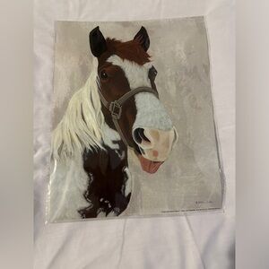 Ashley Justice Painting of horse Henry